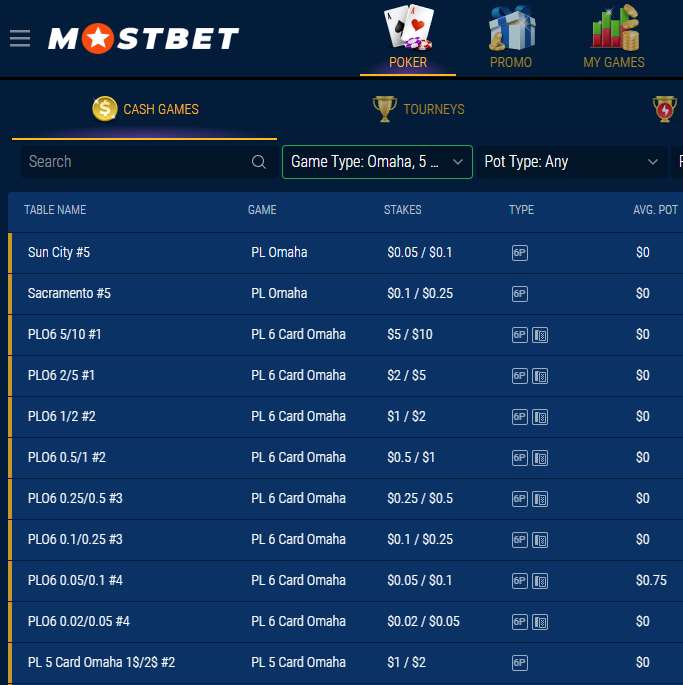 poker-mostbet